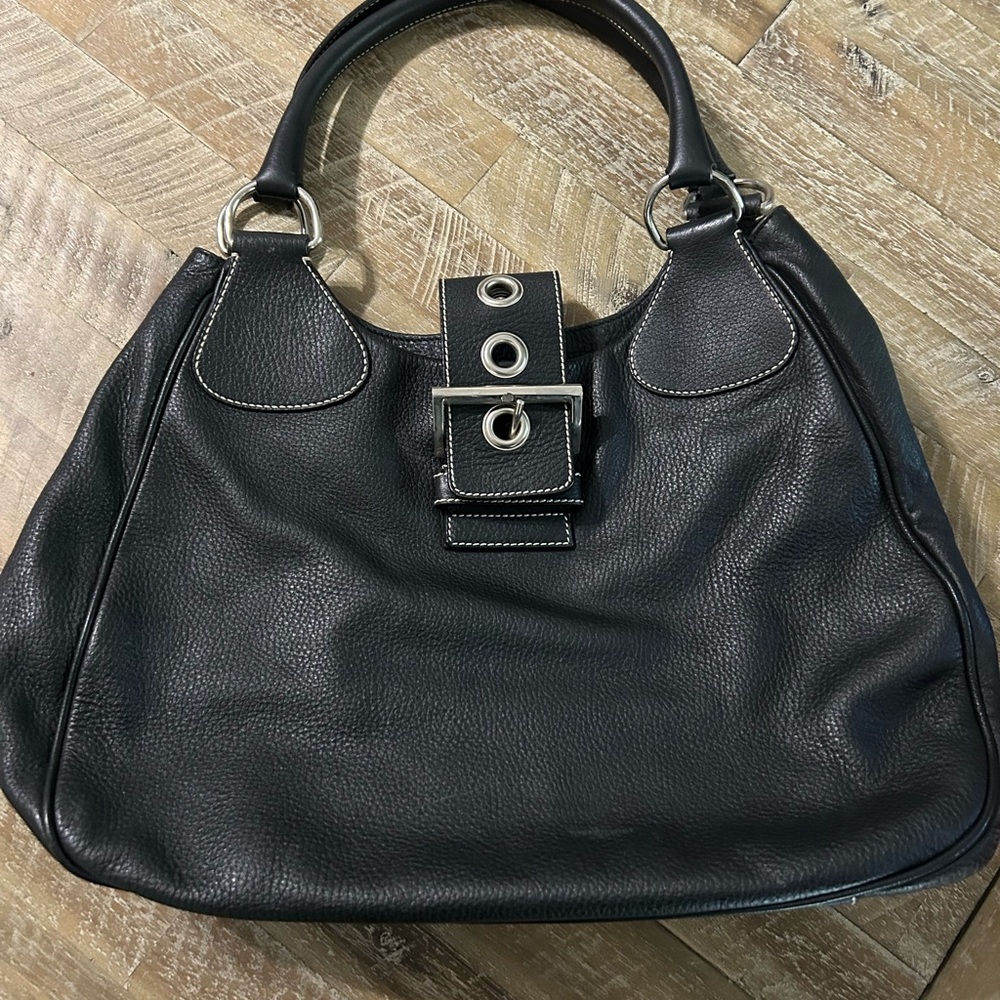 Prada Elegant Black Leather Women's Bag